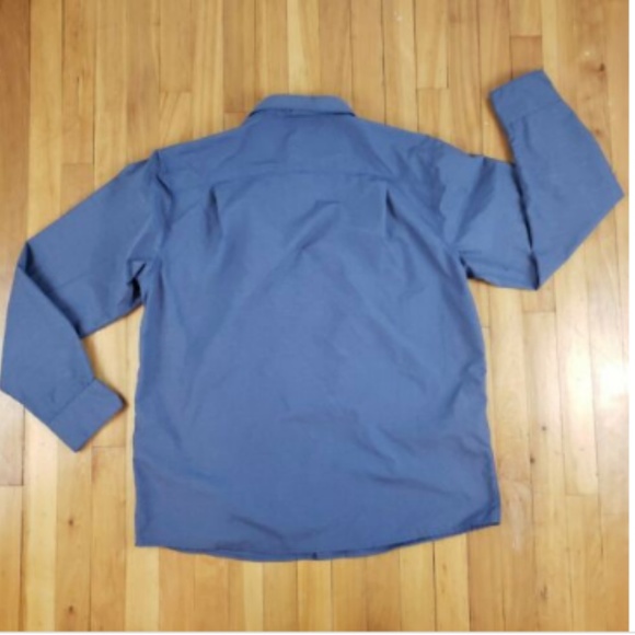 North Face Blue Button Down Shirt Size Large - Picture 7 of 7